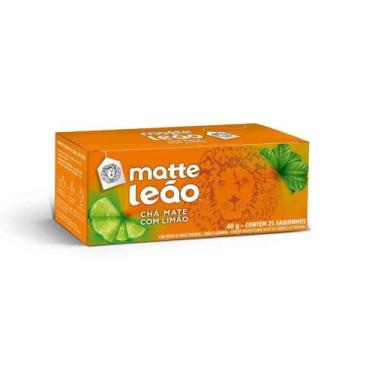 Imagem de Chá Matte Com Limão Com 25 Sachês Leão