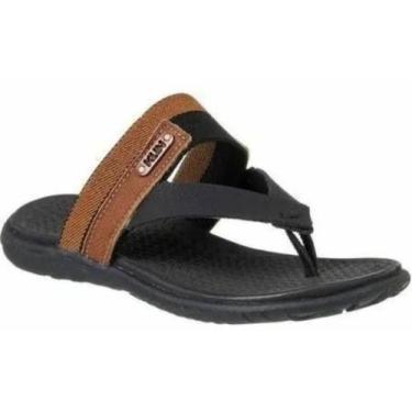 Imagem de Chinelo Klin Masculino Infantil Marrom e Preto, 29
