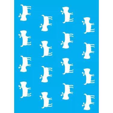 Imagem de Estencil 15x20 estampa cachorro i opa2168 - no-brand