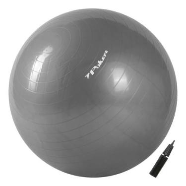 Imagem de Bola De Pilates Poker Suica Gym Ball Com Bomba De Ar - 65Cm Ref 09093,