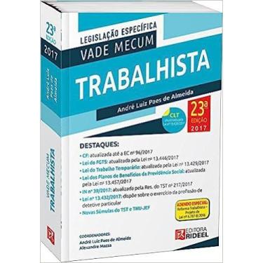 Imagem de Vade Mecum Trabalhista: Legislação Específica - RIDEEL OAB, 3