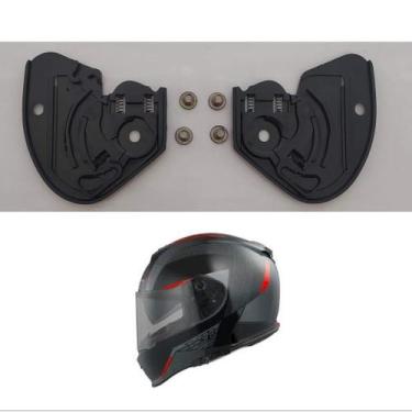 Imagem de Kit Suporte Reparo Fixação Viseira Capacete Revo X11 Original