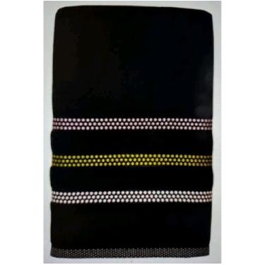 Imagem de Toalha de Banho Felpuda Teka Comfort Touch Tam 70x140cm, PRETO