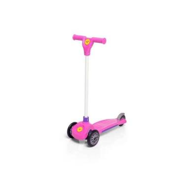 Imagem de Brinquedo Patinete Trinet Rosa 3 Rodas Calesita, Rosa, Único