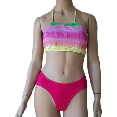 Imagem de Biquíni Plus Size Reforçado Com Bojo Croped Tendência 310 - Musa de Ve