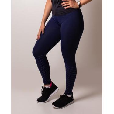 Imagem de Calça ciclismo feminina elite, Azul escuro, P