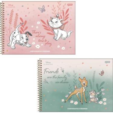 Imagem de Caderno Desenho UNIV Capa Dura Disney Classicos 80FLS. PCT.C/04 - Jand