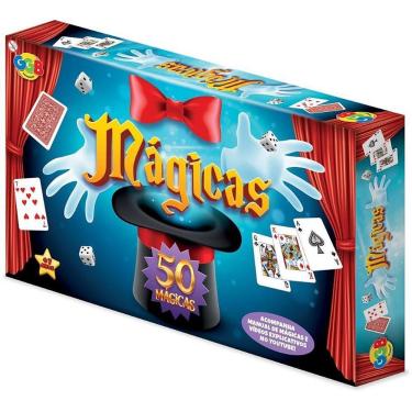 Imagem de Jogo de Mágicas 50 Truques com Manual e Vídeos Explicativos para Iniciantes e Avançados GGB Plast