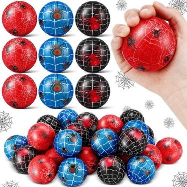 Imagem de Bolinhas Antiestresse JolliLudo 30 Peças Teia de Aranha 6,3 cm