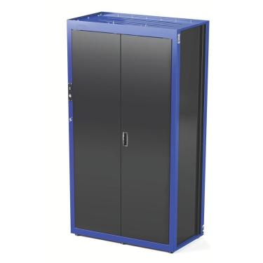 Imagem de Armário para Ferramentas Smart System 2 Portas 5 Prateleiras Aço Azul Tramontina