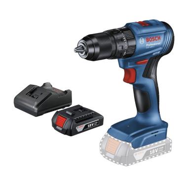 Imagem de Furadeira Parafusadeira Bosch Profissional GSB 185-LI com Bateria 2.0Ah 50W Verde 18V