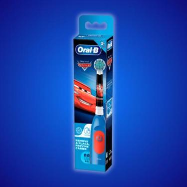 Imagem de Escova Dental Elétrica Infantil Pilha Disney Pixar Carros  Oral B - Or