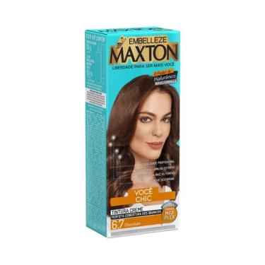 Imagem de Tintura Maxton Kit 6.7 Chocolate Embelleze Coloração Permanente