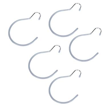 Imagem de Compra Maluca Gancho para roupas, gancho de suspensão resistente ao deslizamento Firm Robusto compacto para lenço Roupão de banho para spa salão de beleza para homens mulheres para casaco colete(cinz