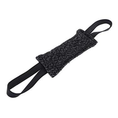 Imagem de Baoblaze Pet Dog Bite Tug Training Chewing Toy Ternos para mastigar, preto, Tug-20 cm