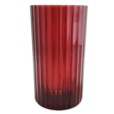 Imagem de Vaso de Flor M Decorativo Planta Translucido Groove Jardim Terracota, OU
