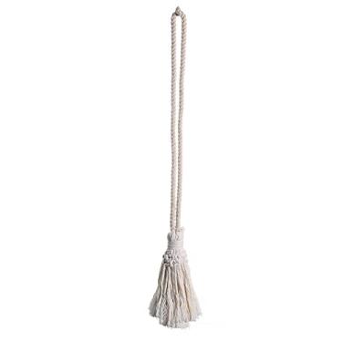 Imagem de Corda Corda Cortina Amarra Cortina Decorativa Retenções Decoração de Casa Decoração de Sala, 2 conjuntos de macramê