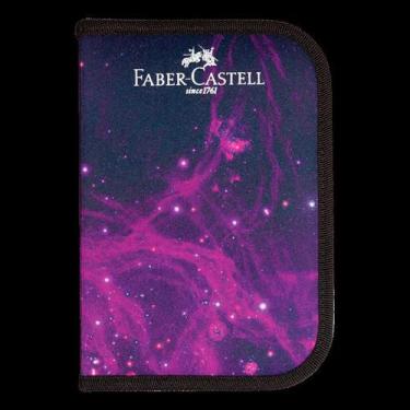 Imagem de Estojo Escolar Com 18 Materiais Faber-Castell Cosmic  - 18.2221