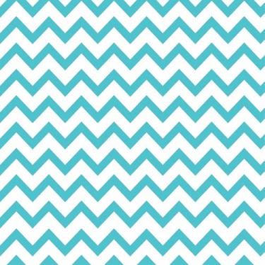 Imagem de Papel De Parede Adesivo Chevron Azul Tiffany Quarto Sala 3m