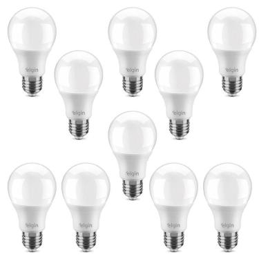 Imagem de Kit 10 Lâmpadas De Led 4,9W Branca Fria 540 Lumens Elgin