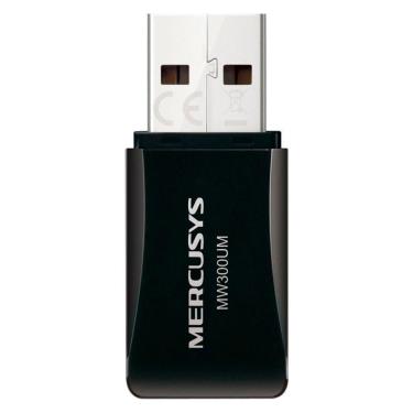 Imagem de Mini Adaptador Usb Wireless N300 Mw300Um