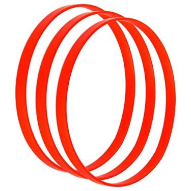 Imagem de Pneus de serra de fita de uretano 15,24 cm x 9,5 cm x 2,41 cm de substituição - para 3 rodas 25,4 cm modelos de serra de fita Craftsman 133.24451 113.244512 e 113.244513 (pacote com 3)