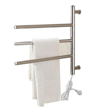 Imagem de Yajun Toalheiro Elétrico 304 Aço Inoxidável 50hz Impermeável Ip56 Trilho de Secagem de Aquecimento Para Cozinha Banheiro