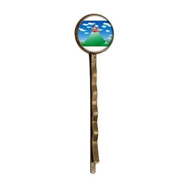 Imagem de Castelo de Nuvens Chinesa Francesa Retrô Metal Grampo de Cabelo