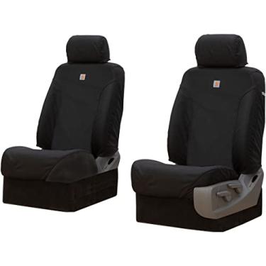 Imagem de Covercraft Carhartt Super Dux SeatSaver Capas de assento personalizadas | SSC2427COBK | Assentos concha de 1ª fileira | Compatível com modelos selecionados Cadillac/Chevrolet/GMC (preto)