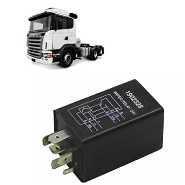 Imagem de RELE TEMPORIZADOR LIMPADOR PARABRISA 24V PARA SCANIA P94 114 124 SERIE 4