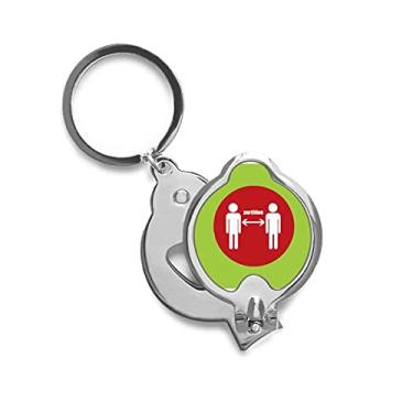 Imagem de Cortador de unhas de dedo Keep Away Safe Distance Isolation Tesoura de aço inoxidável