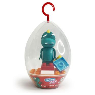 Imagem de Brinquedo Ovo Divertido 6pçs Mundo Bita- Dinossauro Argo