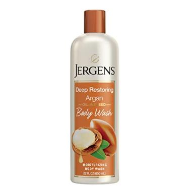 Imagem de Jergens Deep Restoring Argan Body Wash, Daily Moisturizing Skin Cleanser, Paraben Free, 22 Ounces, Infused with Nourishing Argan Oil, pH Balanced, Dye Free, Dermatologist Tested