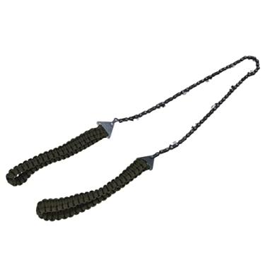 Imagem de Motosserra de bolso, portátil, portátil, com alça confortável, aço manganês de alta eficiência para acampamento no jardim