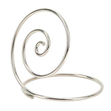 Imagem de Suporte de Número de Mesa Clipes de Banquete Material Nota Clipe Titular do Cartão Festa de Casamento Assentos 10 Pçs Redondo Ferro Metal Metalware (Prata)