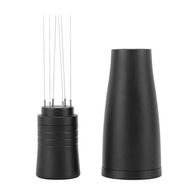 Imagem de Agitador de café Expresso, Ferramenta de Distribuição de Cabeça Plana, Distribuidor de Agulha de café Expresso, Agulha para Casa, Cafeteria, Escritório (BLACK)