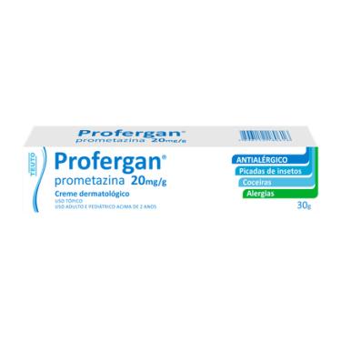 Imagem de Profergan (prometazina) 20mg creme dermatológico 30g TEUTO