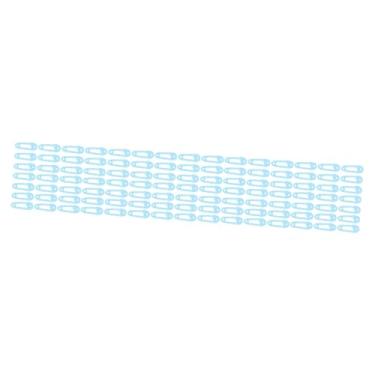 Imagem de STOBOK 200 Unidades pino de segurança luz light artigos para bebe Alfinetes de segurança Leve decoracao nenem azul portátil broche alfinete pequeno fralda bebê cabeça de plástico resina