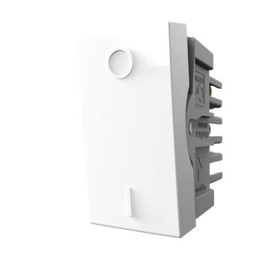 Imagem de Módulo Interruptor bipolar paralelo 10A 250V~ Módulo Pro Alumbra Branco
