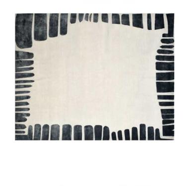 Imagem de Tapete leve para sala de estar, padrão de linha, design espesso aumentado, tapete de cabeceira para quarto, 3,80x120cm(31,4x47in)