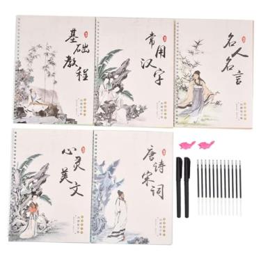 Imagem de Caderno de Caligrafia Chinesa Personagens Prosa Prosa 5 unidades-size1