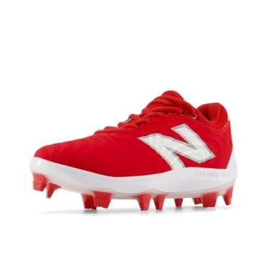 Imagem de New Balance Tênis feminino FuelCell Fuse V4 moldado de softbol, Equipe vermelho/branco óptico, 13