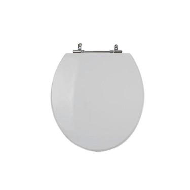 Imagem de Assento Sanitário Poliéster para Louça Azálea/standard/carina/flamingo/fiore/sabará Aço Sterling Silver