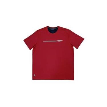 Imagem de Camiseta Sallo Jeans Plus Size Vermelho Tam. G2-Masculino