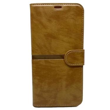 Imagem de Capa Celular Carteira Compatível com Samsung Galaxy J7 SM-J700 / J7 Neo SM-J701 / J7 Metal 2016 SM-J710 (Bege New)