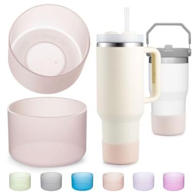 Imagem de Bota de silicone para Stanley Cup 567.0-1,134.0 g, capa inferior para Stanley 567.0 g 850.5 g IceFlow, protetor para Hydroflask 340.2-680.4 g manga de garrafa de água para Stanley Cup Boot Acessórios