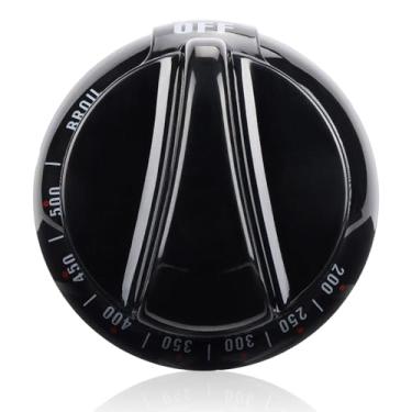 Imagem de Botão de fogão termostato WB03K10037 atualizado preto, peça de substituição para forno GE & Hotpoint, substitui AP2014849, 242683, AH225986, EA225986