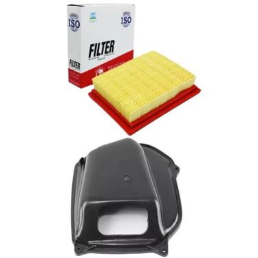 Imagem de Filtro Ar, Tampa Filtro Ar Bros 125/ Bros 150/ Bros 160 Kit - TRILHA