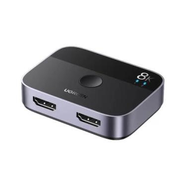 Imagem de UGREEN HDMI Splitter 8K@60Hz 2 em 1 Out 4K@120Hz HDMI Switcher HDMI 2.1 Switch, suporte 3D/CEC/HDR/Dolby AC Conversor de alta velocidade 48Gbps Compatível com PS5/PS4 Fire Stick Xbox Apple TV