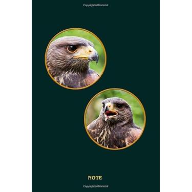 Imagem de Note: Poiana del deserto, Harris Hawk. Regalo di falconeria, regalo di ornitologo. Formato A5, 120 pagine, ate in un sottile grigio, note e ... amanti della natura e degli uccelli